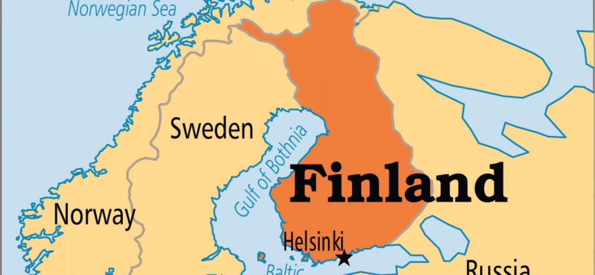 Kart av helsinki, Finland