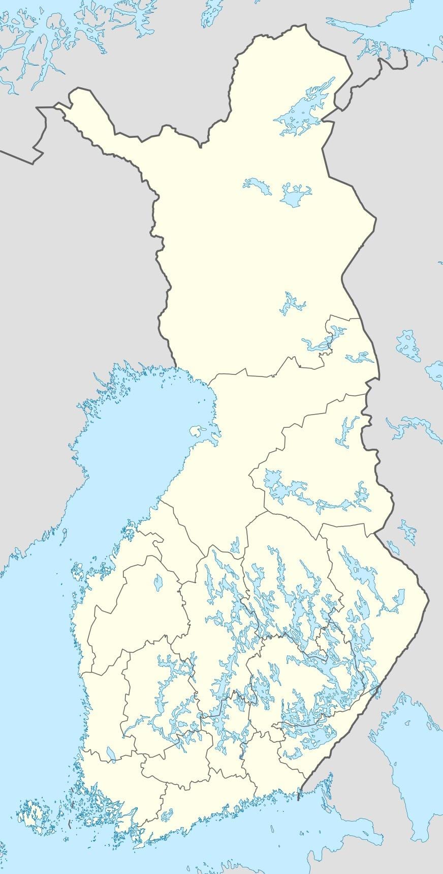 Finland kart plassering