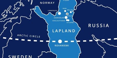 Kart over saariselka Finland